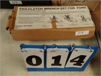 FORD FAN CLUTCH WRENCH SET