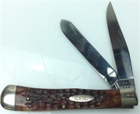 CASE XX #6254 BONE HANDLE TRAPPER KNIFE