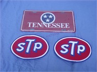 Tennesee Lic. Plate ,2 STP Patches