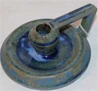 ART POTTERY CHAMBER STICK ATTRIBUTED TO