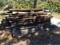 Misc Wood, Metal, Piping, RailRoad Ties,