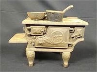 Miniature Pet Cast Iron Stove By Ideal Mfg