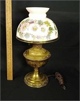 Aladdin Brass Heritage Lamp With Hand Painted