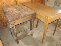 2 Wooden Work Benches