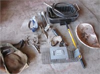 Welding Clamps, Tool Aprons, Live Trap, Old Horn