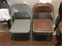 TWO FOLDNG CHAIRS