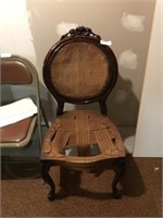 REFINISHED ROSEWOOD CHAIR
