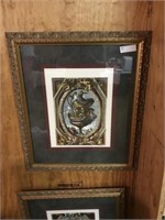 PRINT WITH ORNATE GOLD FRAME