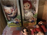 ORIGINAL RAGGEDY ANN AND ANDY DOLLS IN