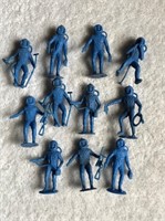 1950's Marx Toys Blue Astronaut Toys
