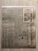 1918 New York Times Laminated Page