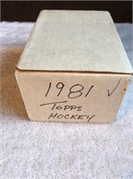 1981 Topps Hockey Cards (Small Box)