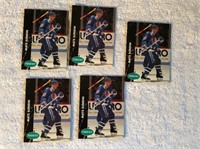 5 Mats Sundin Rookie Hockey Cards