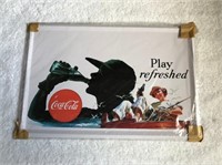 Small Tin Coca-Cola Sign