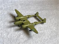 Diecast P-38 Lightning Army Plane