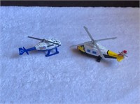 2 Matchbox Helicopters