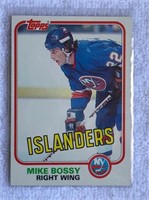 1981 Mike Bossy Hockey Card