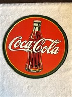 Metal Coca-Cola Round Sign