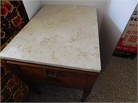 Marble Top Side Table(matches 29, 30, 117)