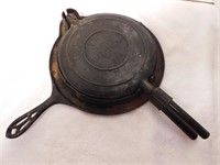 Griswold Cast Iron Waffle Maker-"The New American"