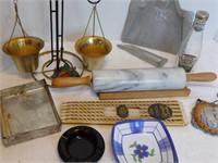Misc Lot-Rolling Pin, Kitchen Items, Decor, misc.