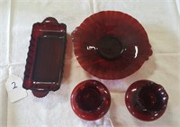 Anchor Hocking Royal Ruby Red Glass