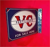 1940 Vc Fertilizers Flange Sign