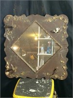 Antique Arts & Crafts Coat Rack/mirror