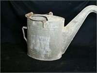 Large Vintage Galvanized Water Can