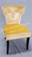 Gold Velvet Side Chair - Accent Chair