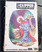 1960s Clipper Service Clip Art Advertising Books