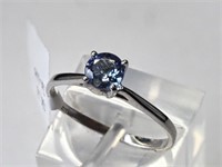 $800. 10kt. Tanzanite (0.54ct) Ring (Size 7)