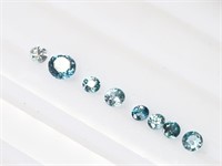 $500. Rare Assorted Blue Zircon (Approx 2ct)