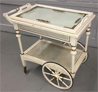 Painted Tea Table On Stand