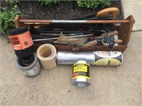 BOX OF TOOLS, GUTTER GUARD