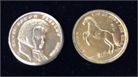 1/20 Ounce Elvis Presley Gold Coin & 1/20 Ounce