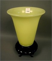 Fenton #621 Flared Vase on Black 5 Legged Pedestal
