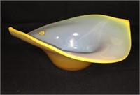 Hand Made By Erickson Art Glass Bowl