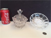 CRYSTAL CANDY DISHES (2 PC)