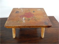 Antique Painted Childs Stool