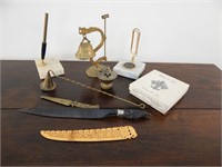 Grouping of Antique Desk Items