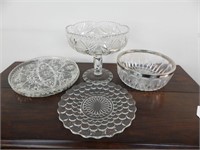 Grouping of Vintage Cut Glass