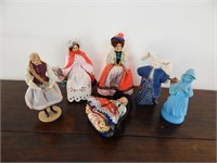 Grouping of Small Vintage Dolls