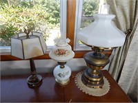 Grouping of 3 Lamps