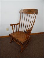 Nichols & Stone Co. Painted Rocking Chair
