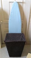 CLOTHES HAMPER & IRONING BOARD