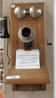 1910 NORTHERN ELECTRIC OAK WALL PHONE