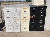 5pc Metal File Cabinets
