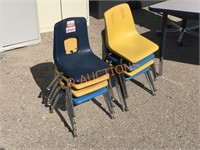 8pc Child Stacking Chairs