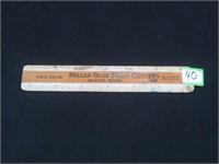 Antique Miller Blue Print Co. Architect's Ruler